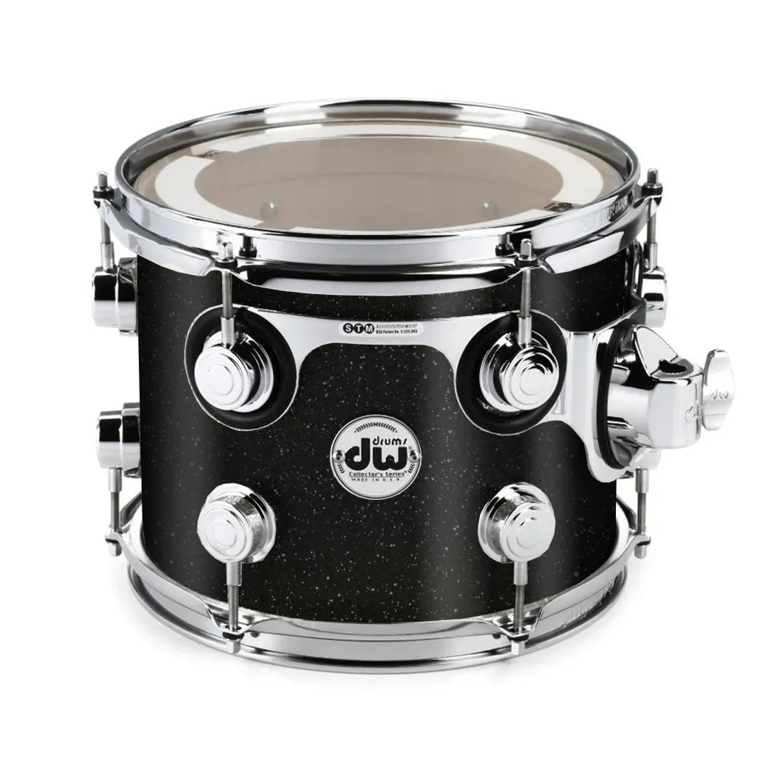 DW Collectors 12" x 7" Rack Tom (Black Ice)