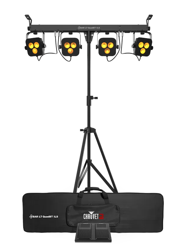 Chauvet DJ 4BAR LT Quad BT Complete Lighting Set