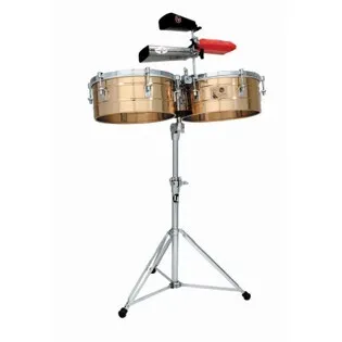 Latin Percussion Tito Puente Bronze Timbale Set