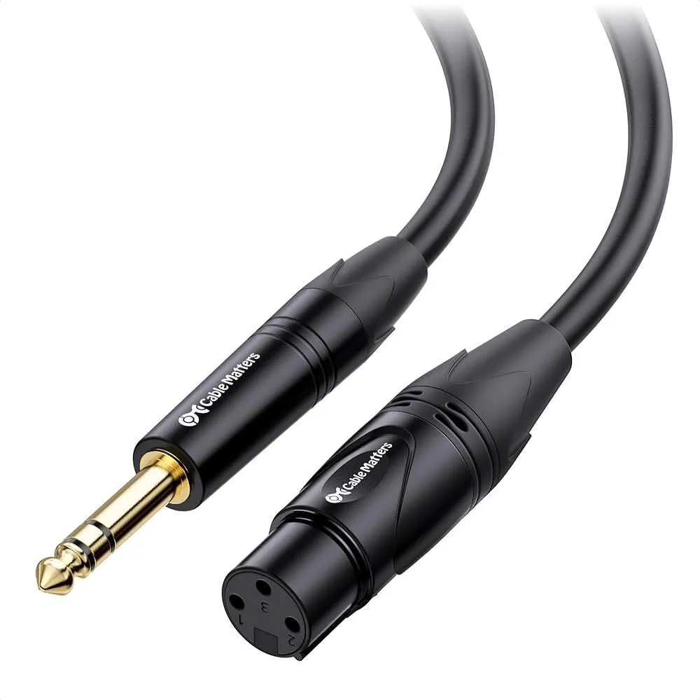 Female XLR - TRS Jack Cable - 3ft