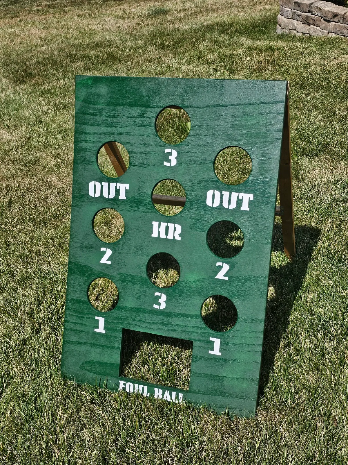 Bean Bag Baseball Giant Yard Game Rental