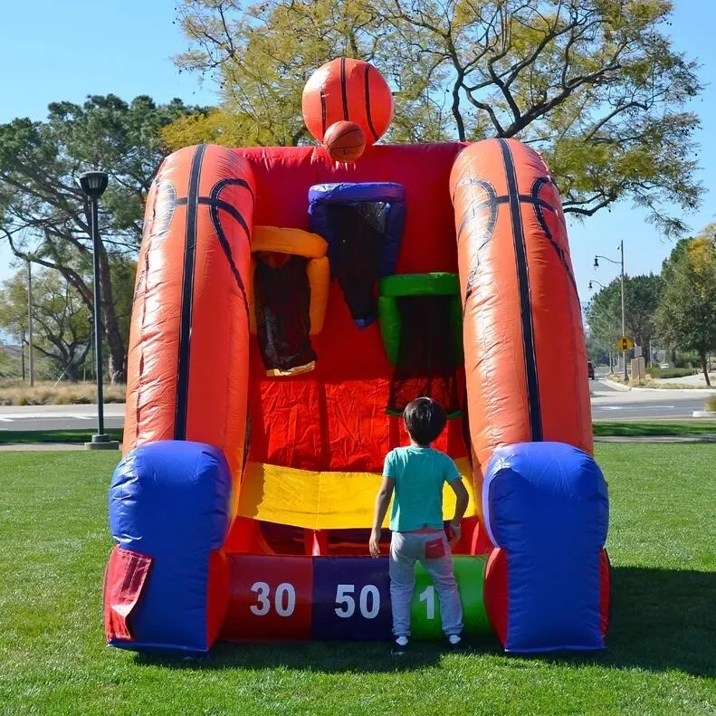 Inflatable Basketball Challenge Yard Game