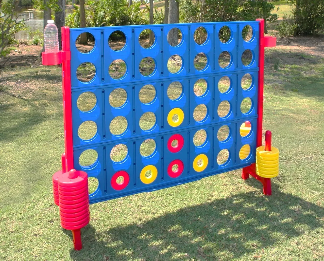 Giant Four-in-a-Row Lawn Game Rental