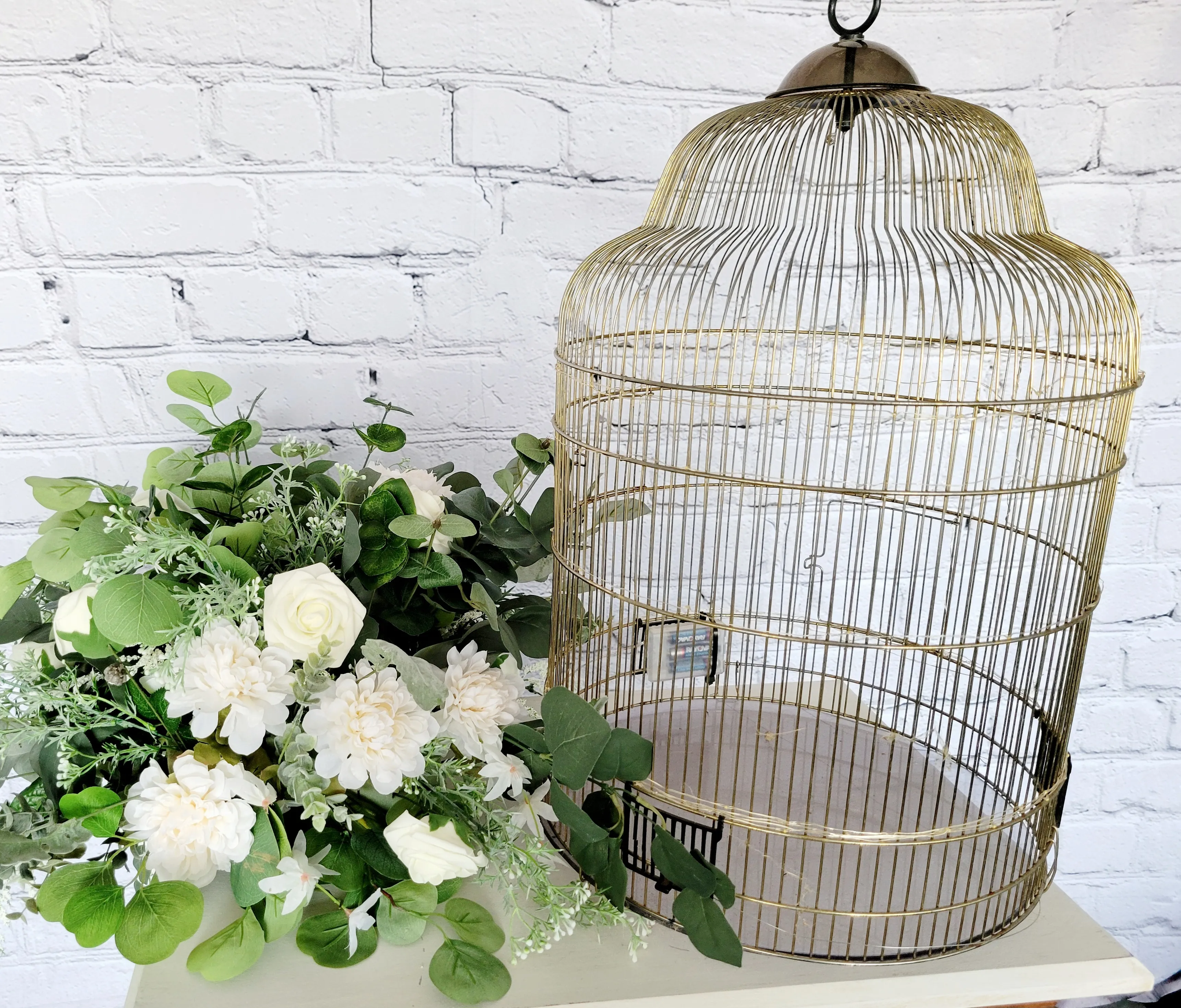 Gold Wire Bird Cage