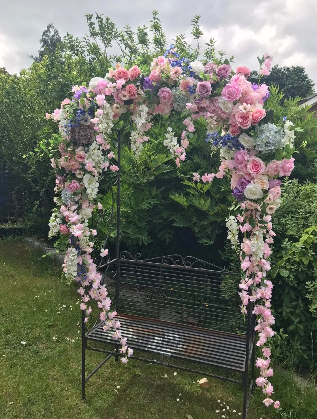 Pastel Flower 6 Foot Garland 