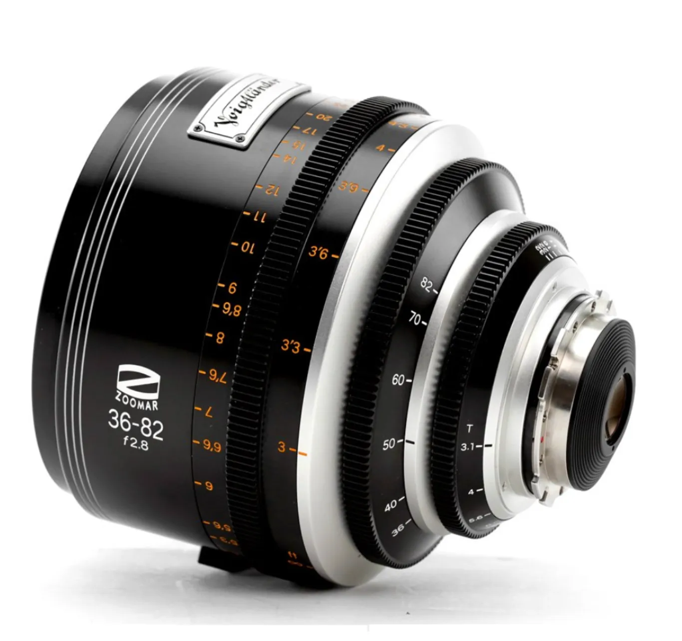 Voigtlander Zoomar 36-82mm T3.1 FF GL Optics Rehoused PL Zoom Lens