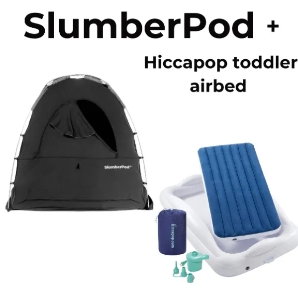 SlumberPod + Toddler Hippo Air Mattress 