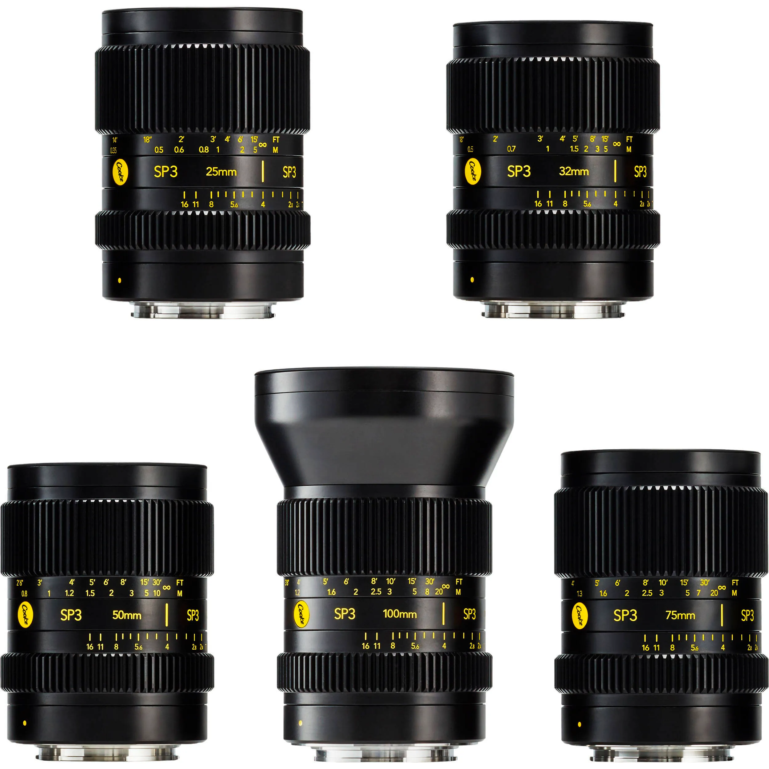 Cooke SP3 5-Lens Set	E Mount set 