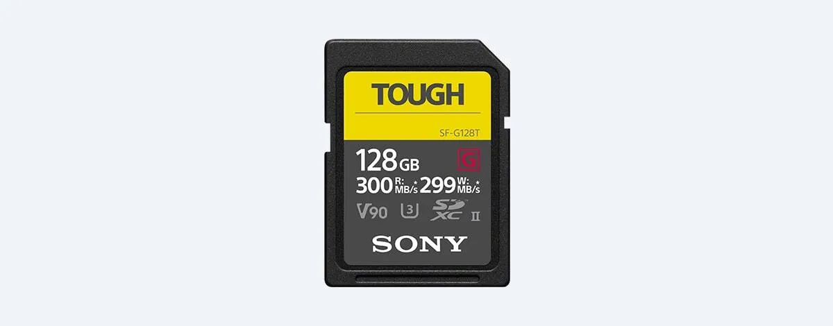 Sony SF-G Series TOUGH UHS-II  128GB SD Memory Cards