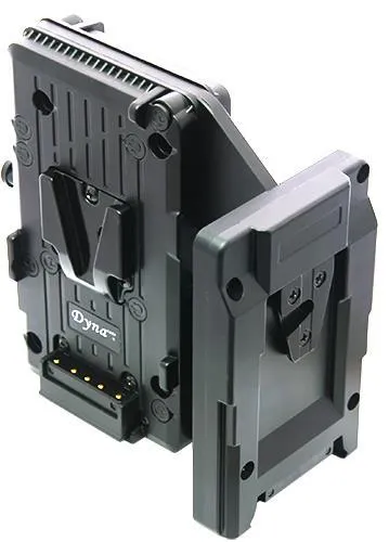 Dynacore D-TS V-Mount Hot Swap Plate/Dual Battery "Sharkfin" Adaptor