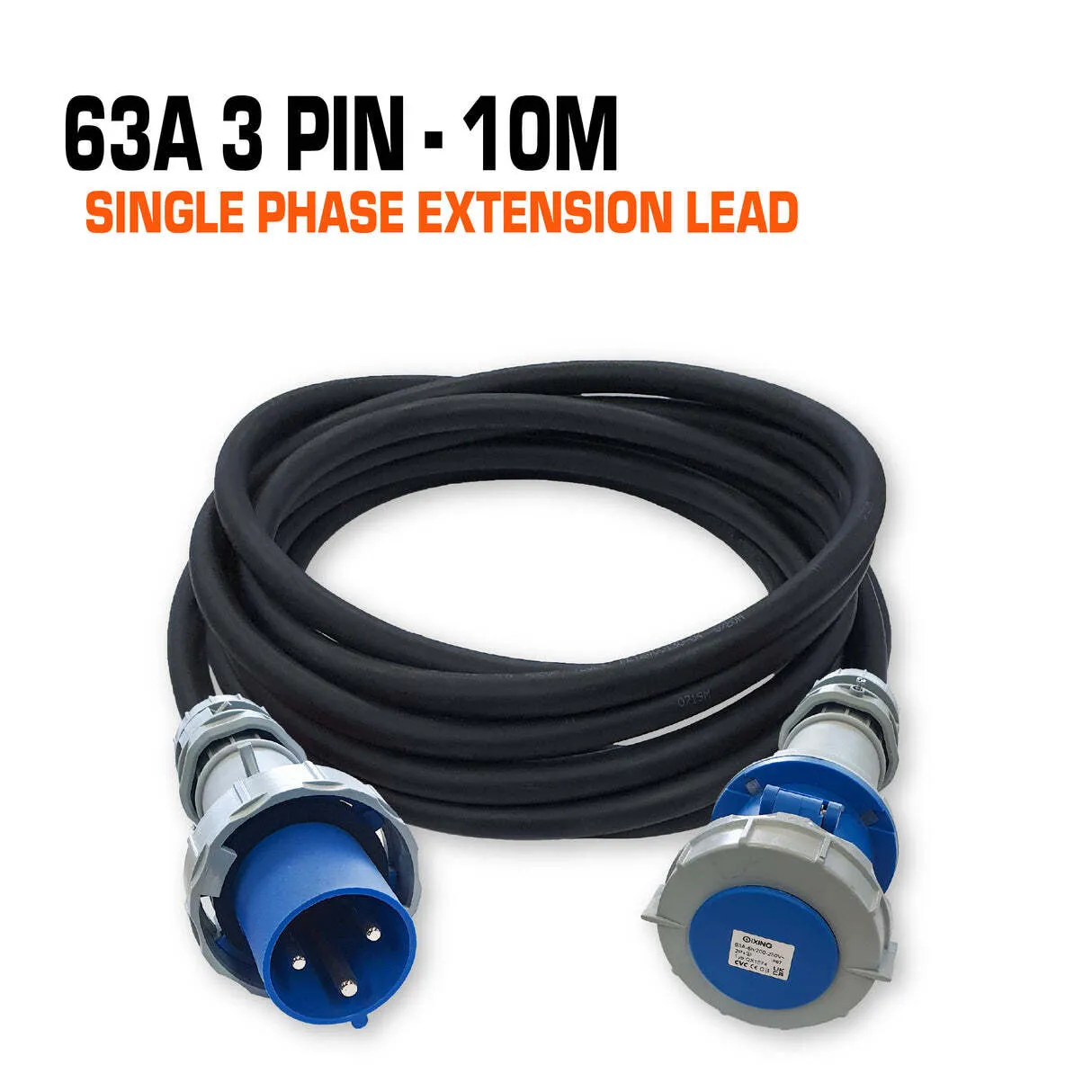 63A single phase 10m