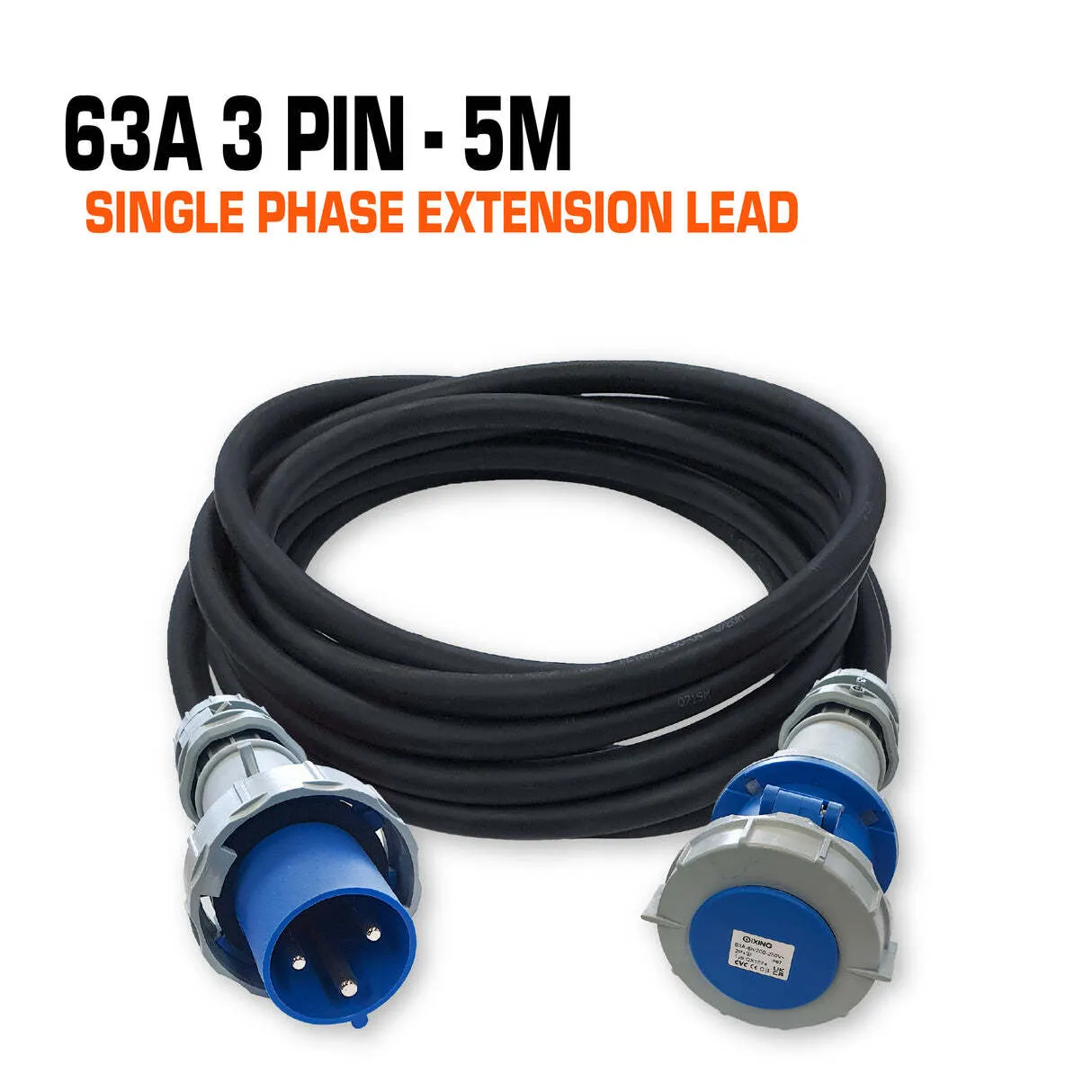 63A single phase 5m