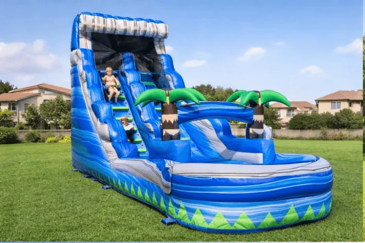 13ft Blue Wave Water Slide