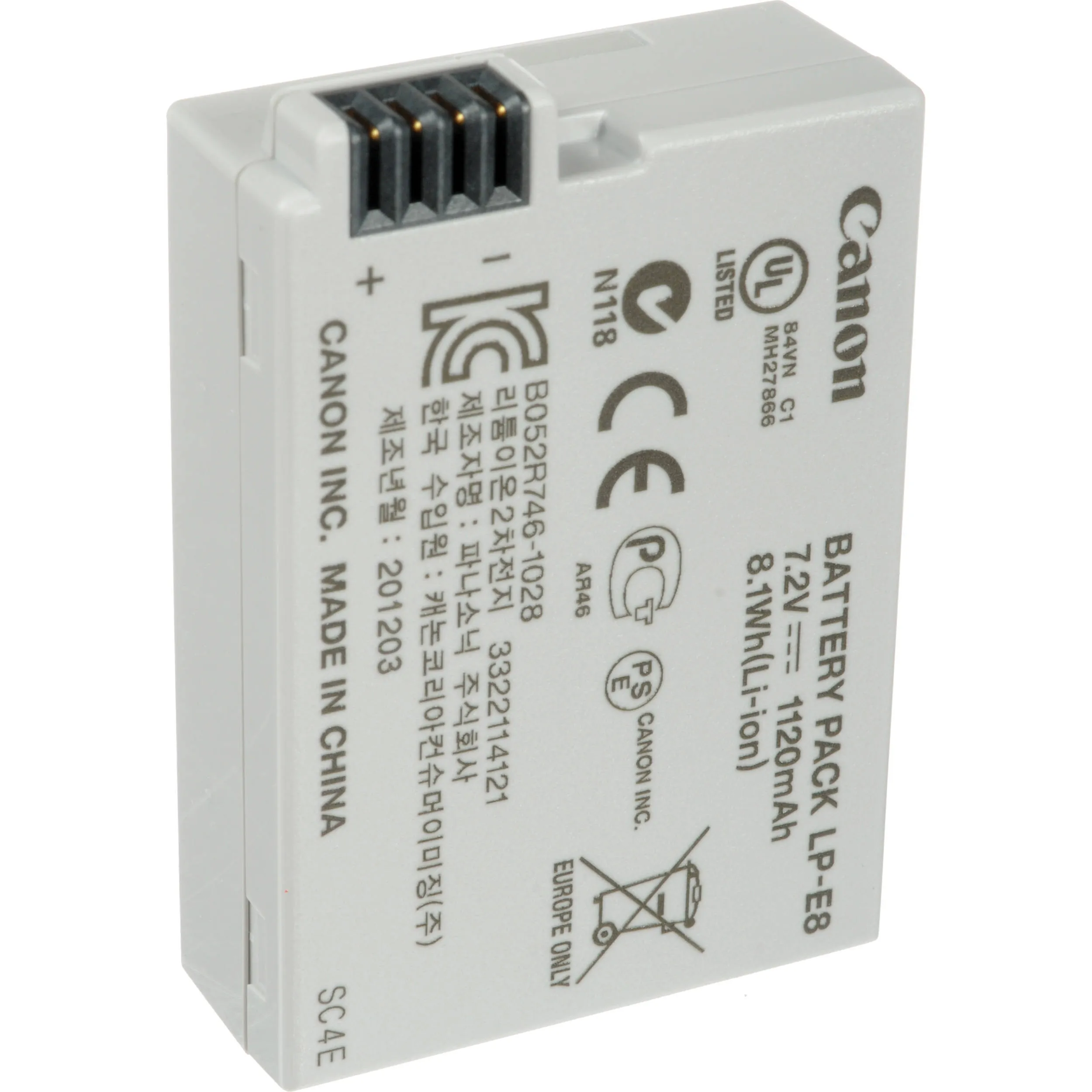 Batterier til Canon 550D (4)