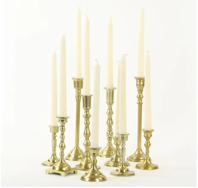 Taper Antique Mismatched Candleholders