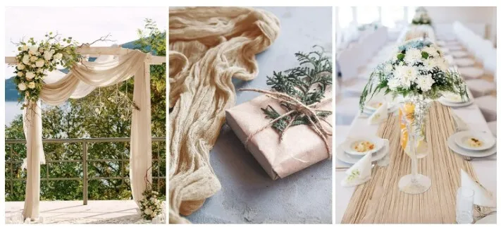 Table Runners - Cheesecloth