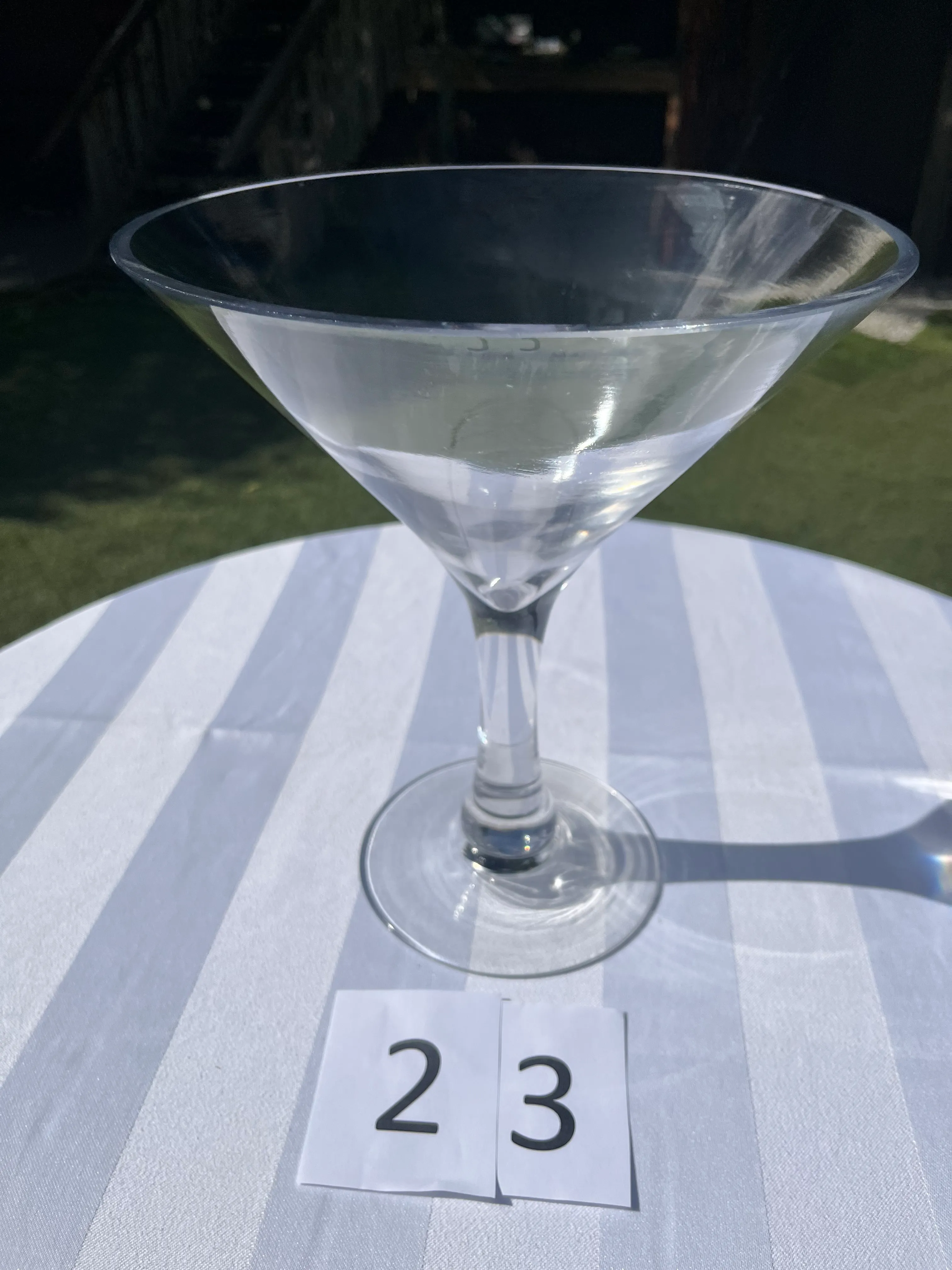Sweetie Jar - Martini Clear - short height