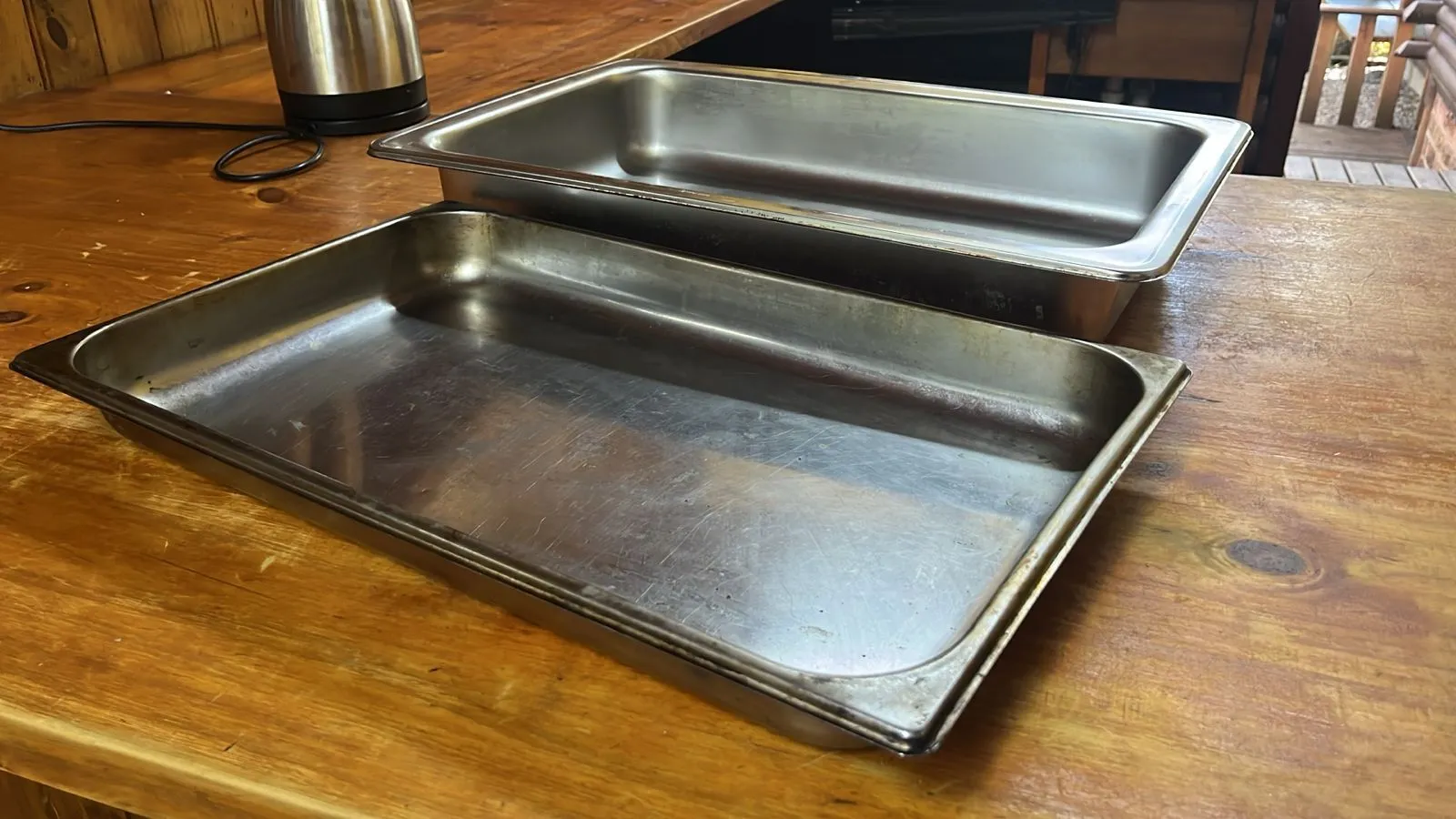 Baking / Roasting Trays - Assorted - 50/55cm Length & 30/35cm width & 5cm or 8cm deep
