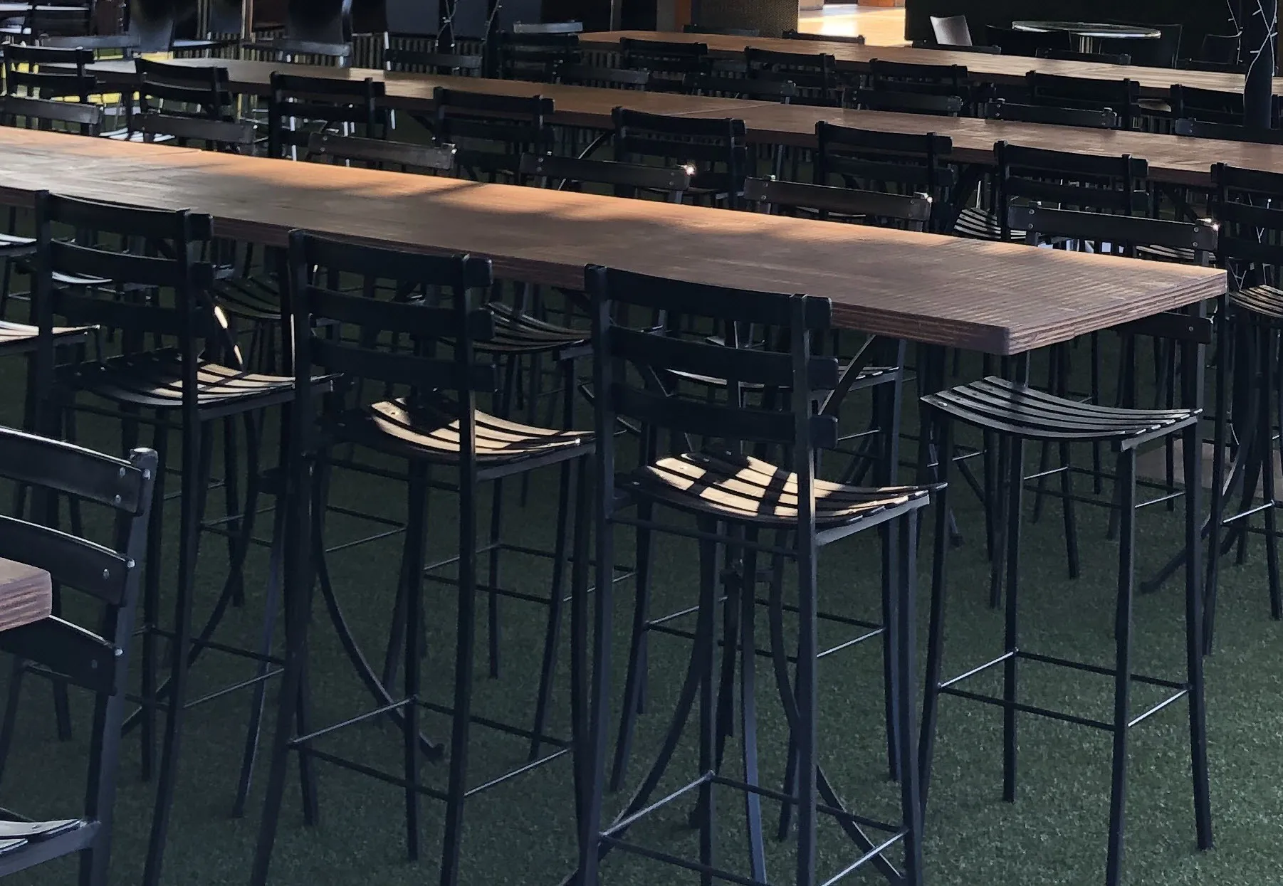 Wooden Table Tops - 2.4m x 600mm  - 10 seater