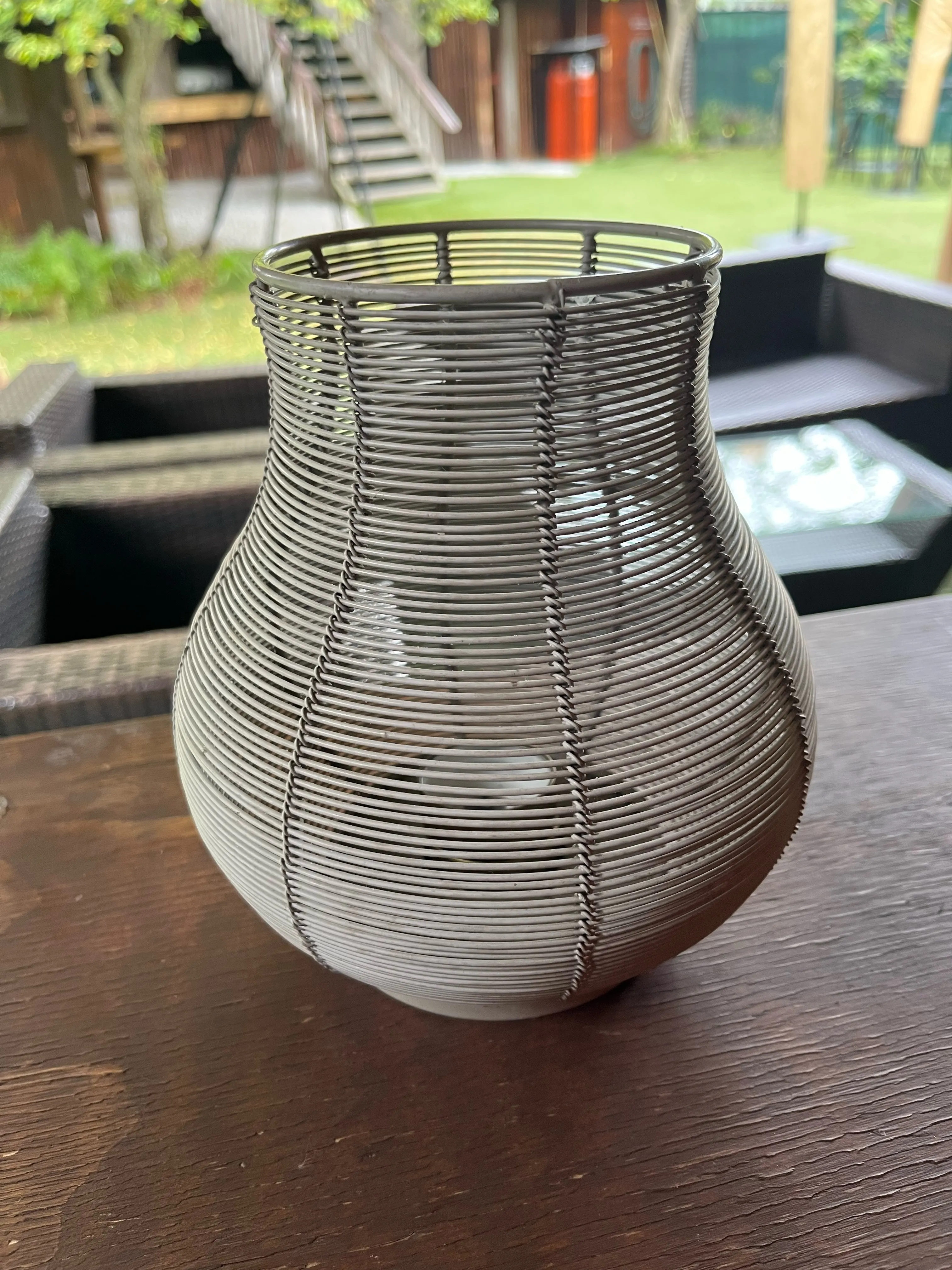 Wire Basket TeaLight Guard