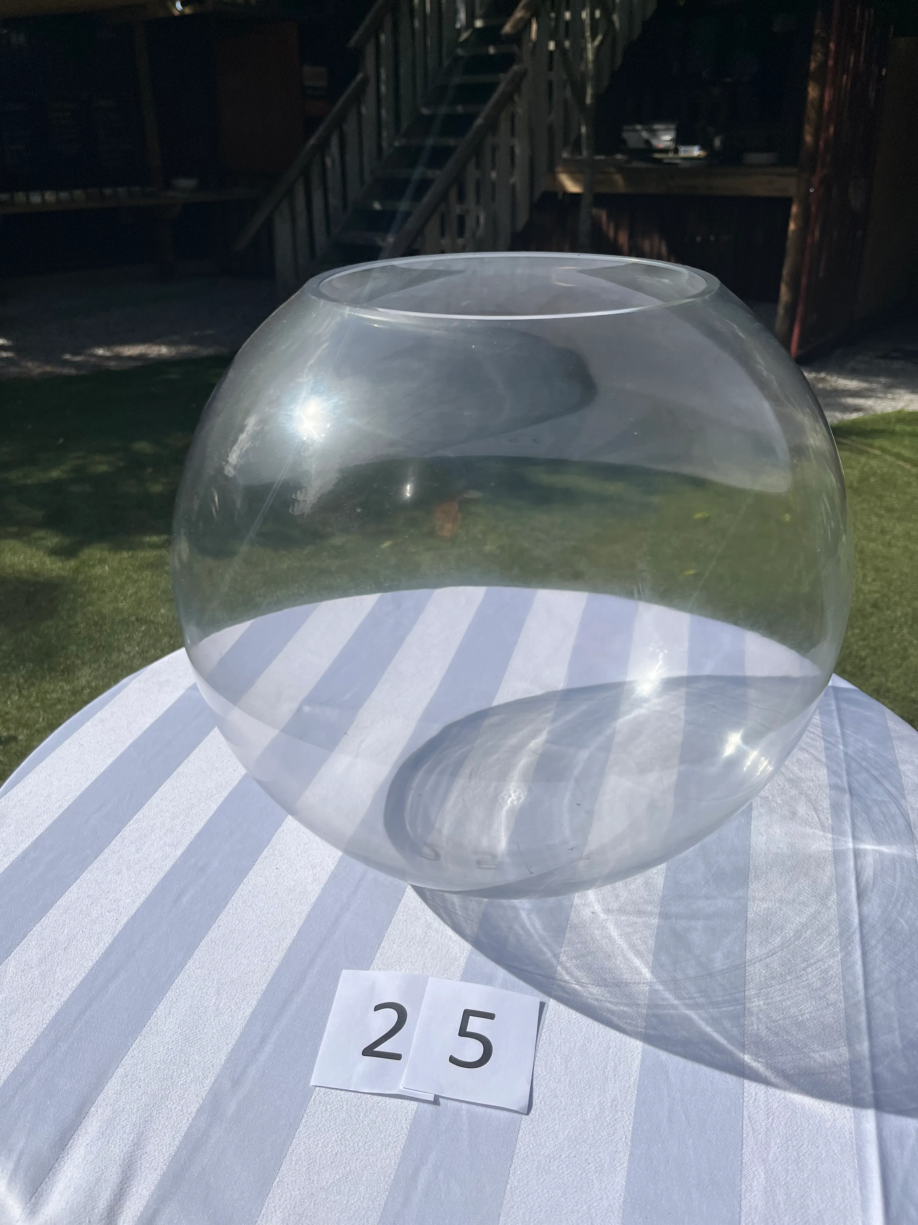Vase / Sweetie Jar - Super Bowl Clear