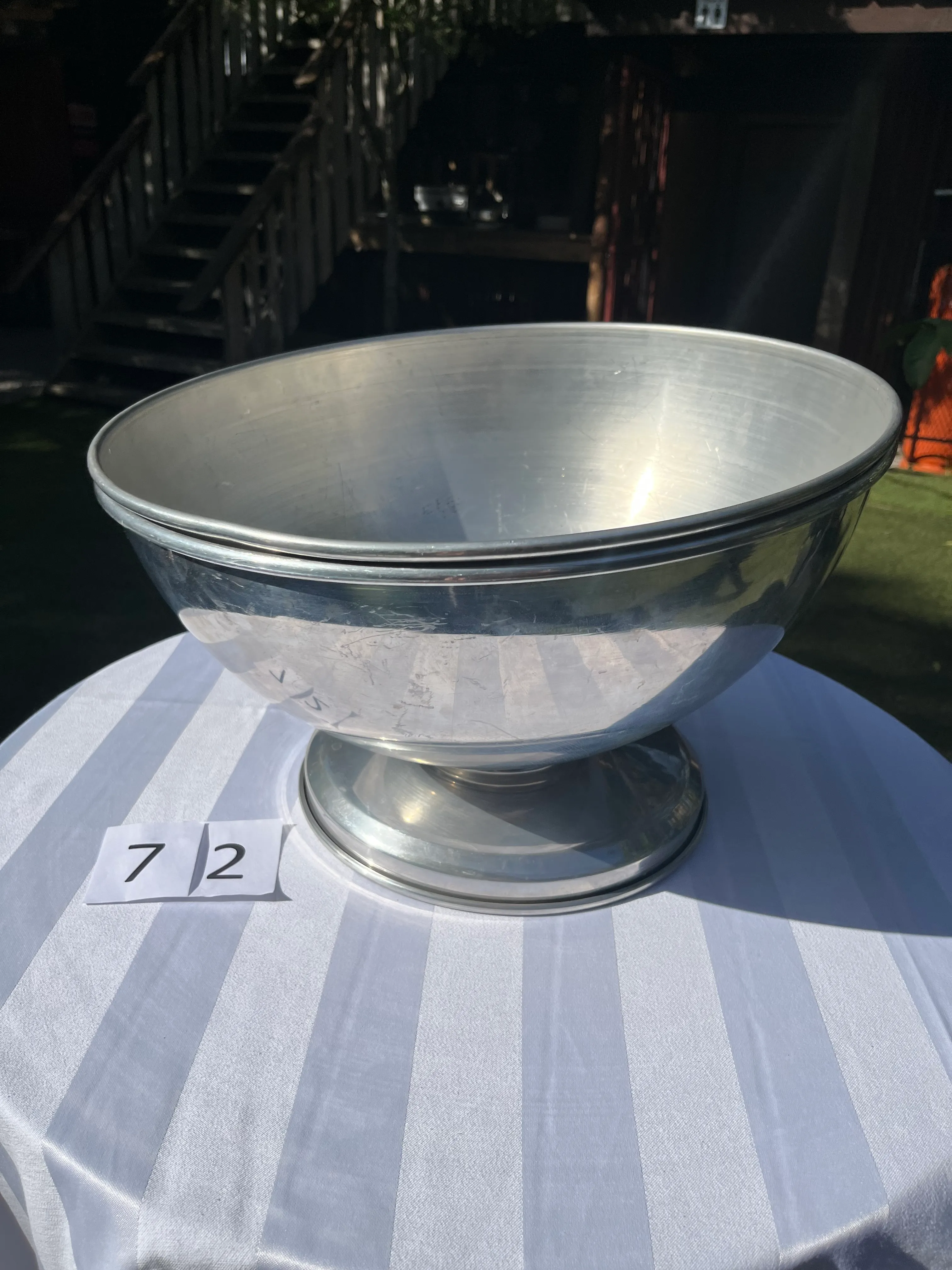 Champagne Cooler / Drinks Bath - Tilted Aluminium - LRG 