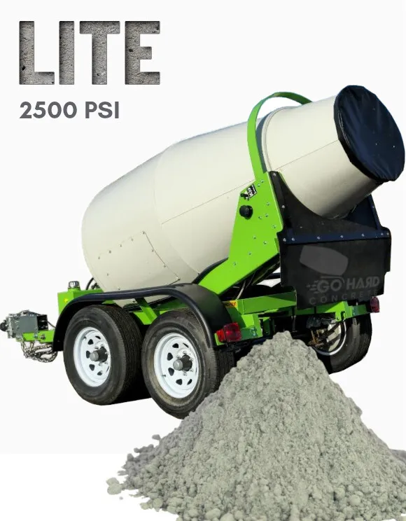 Concrete Trailer, 1.75 Cu. Yd., Lite Mix