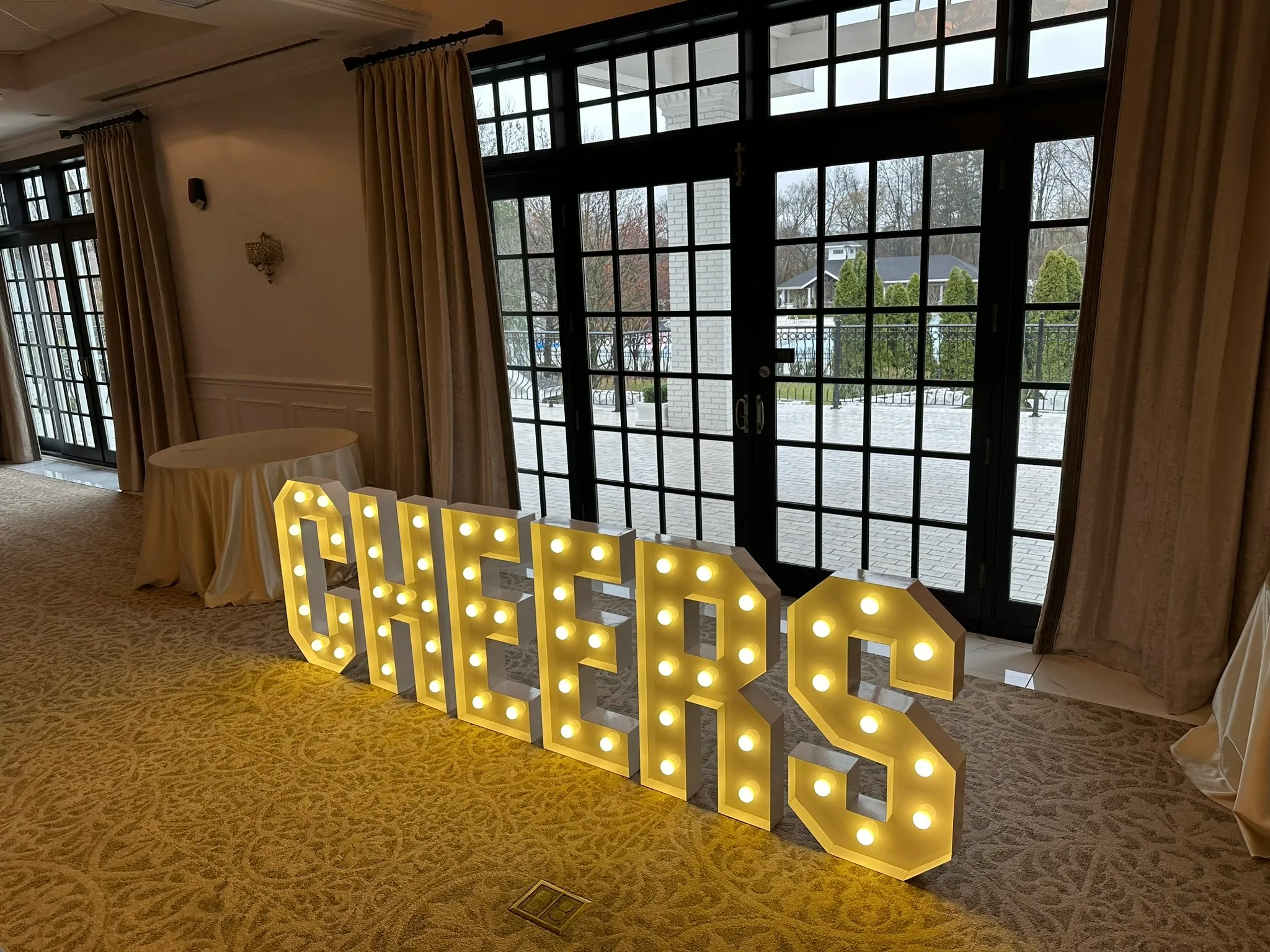 3' Marquee Letter - Warm White