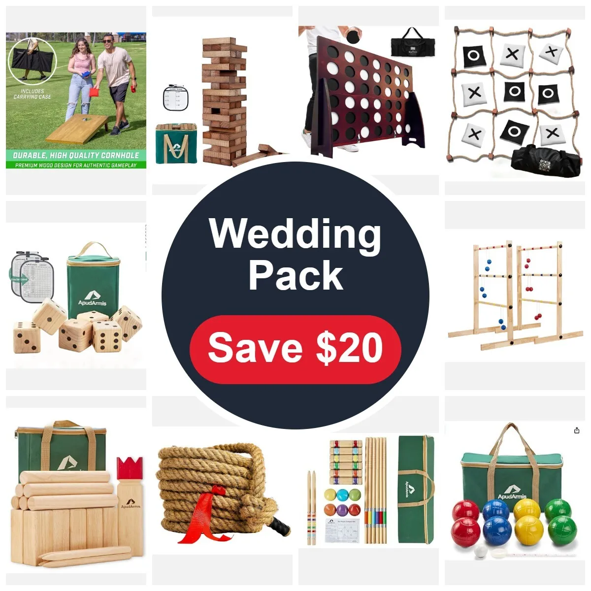 Bundle Deal - Wedding Yard Games Pack