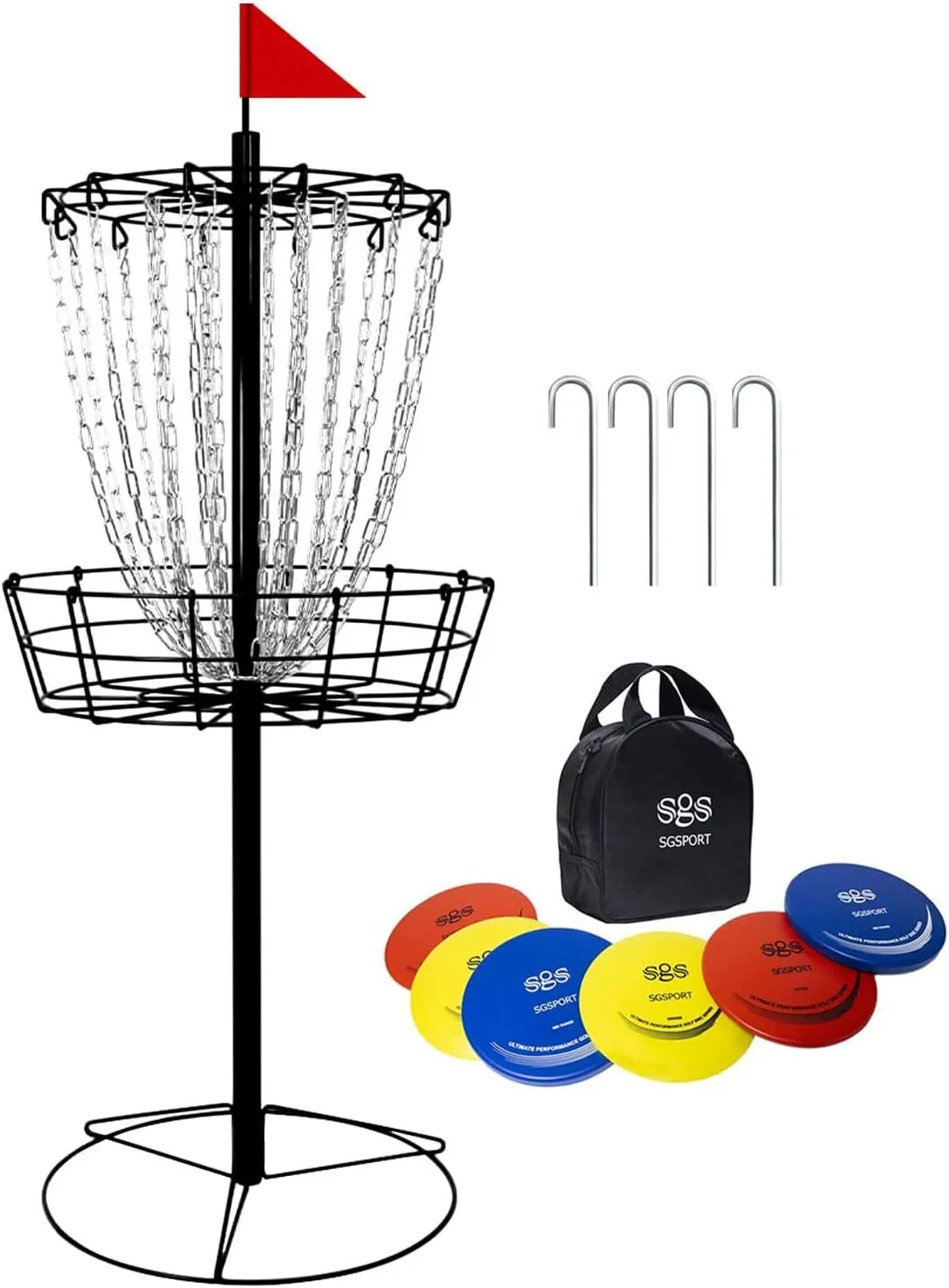 Disc Golf Basket & Disks