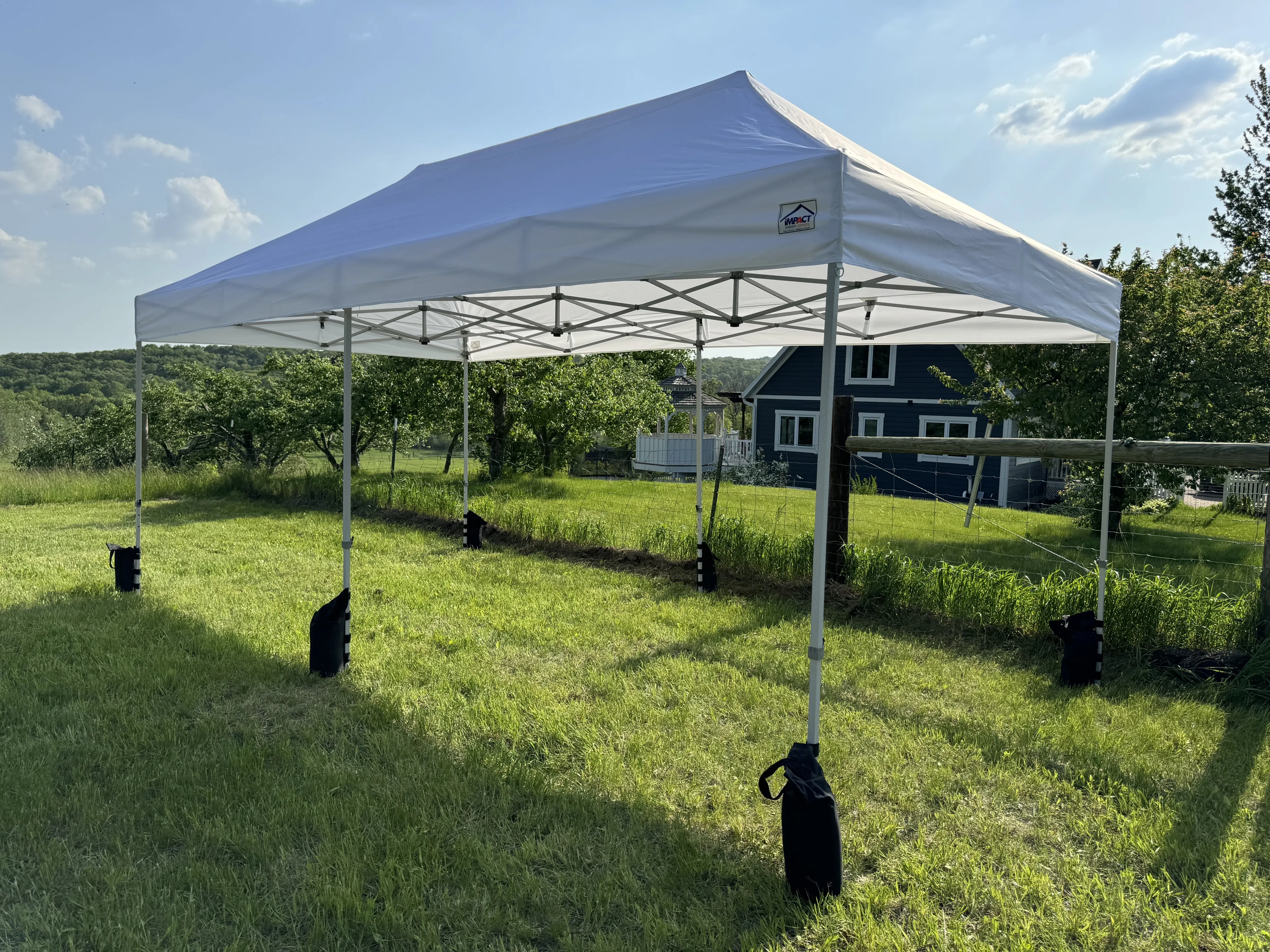 Popup Tent - 10' x 20' Heavy Duty