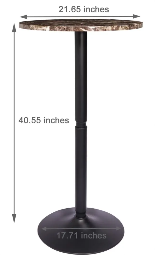 40" High Cocktail Table