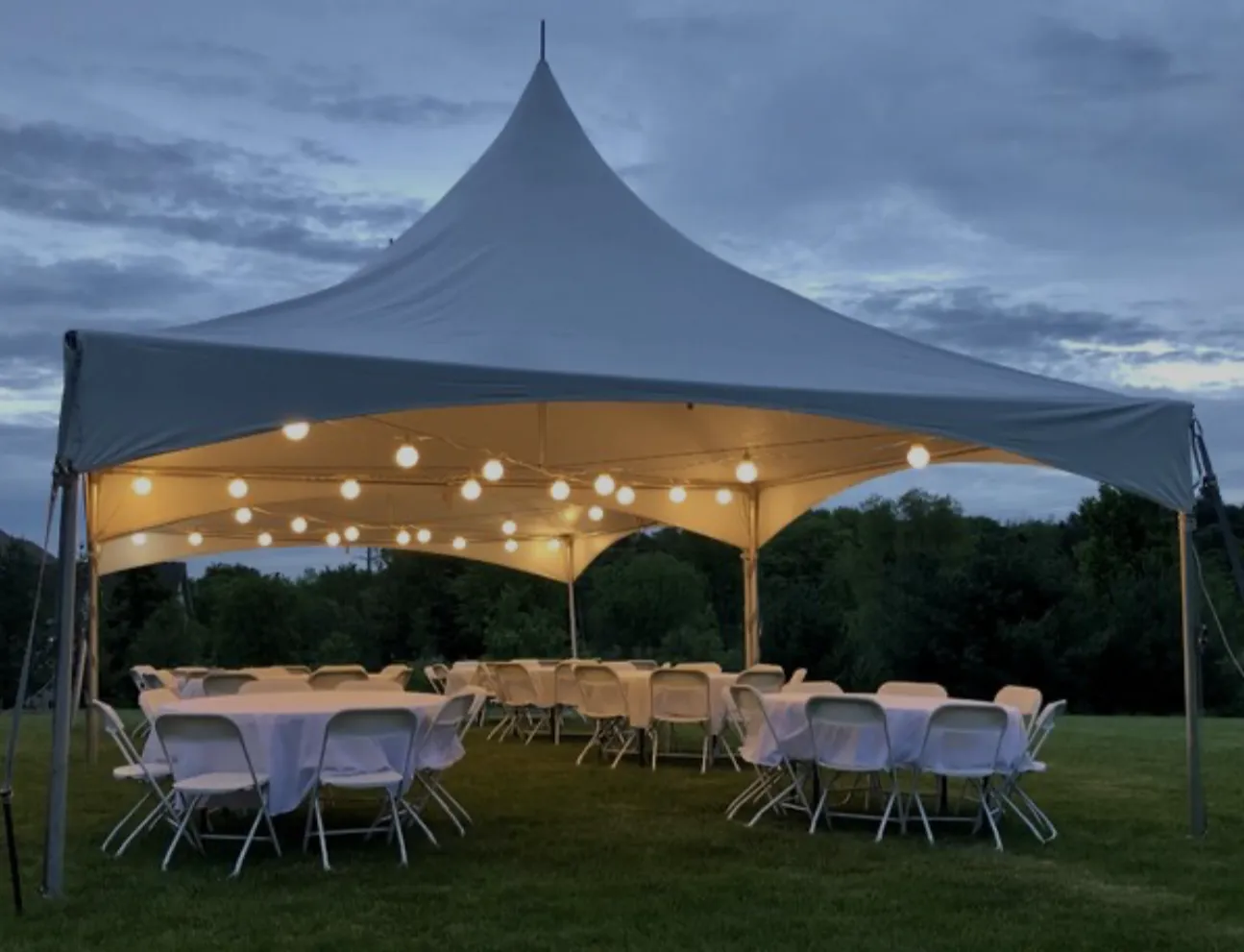 20' x 20' High Peak Party Package