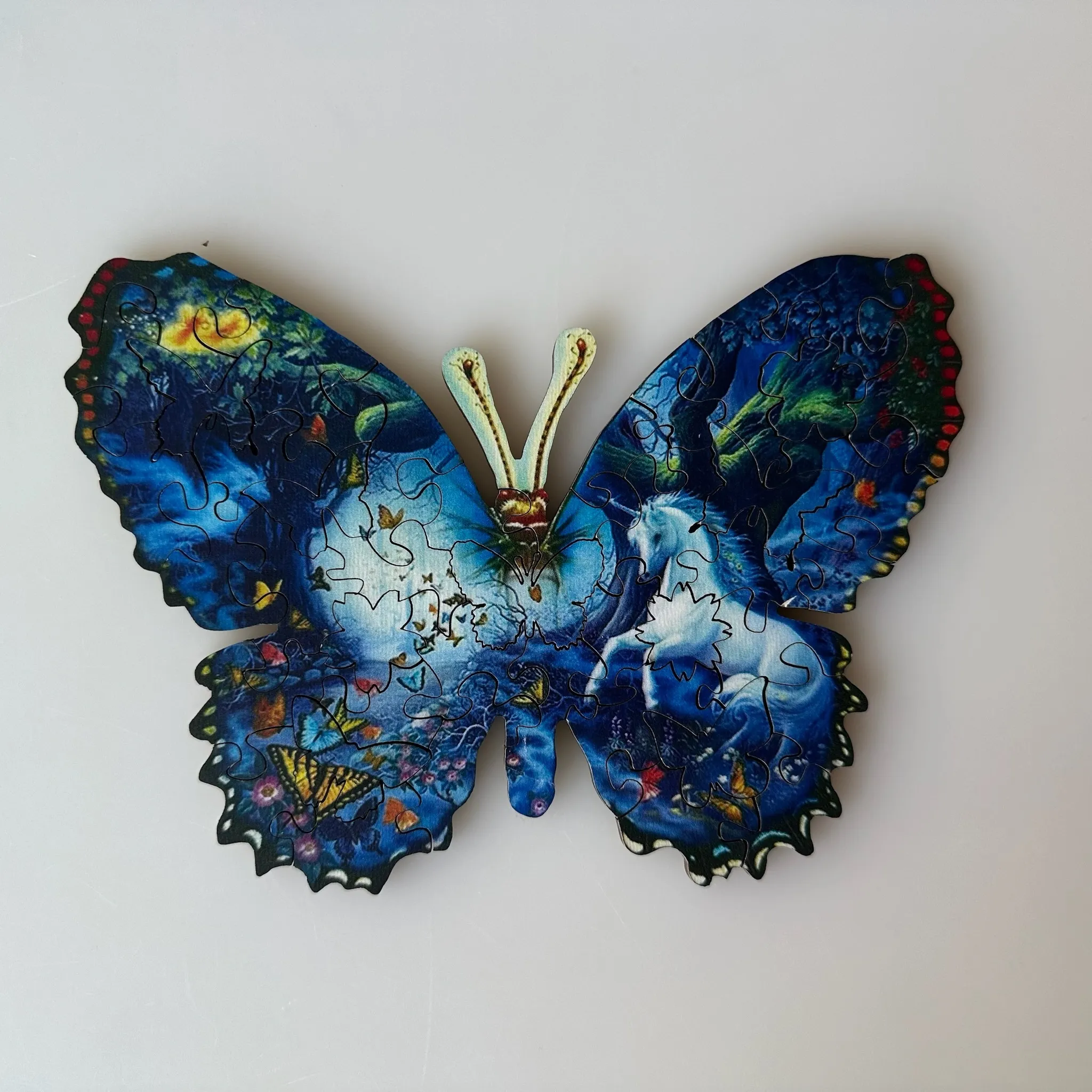 Пазл-бабочка