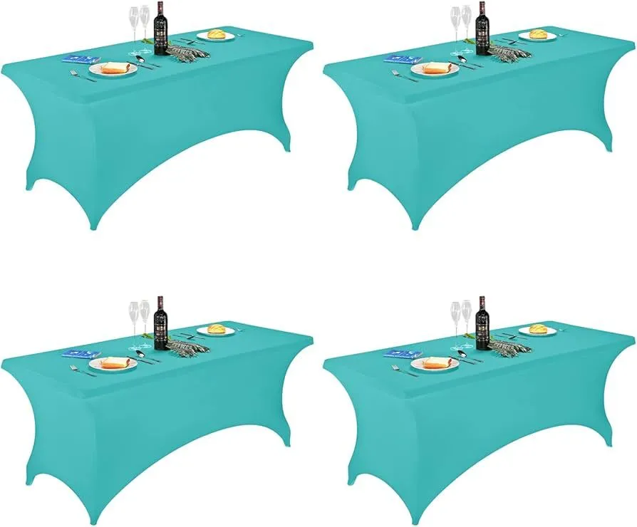 Rectangle Tablecover Teal Spandex