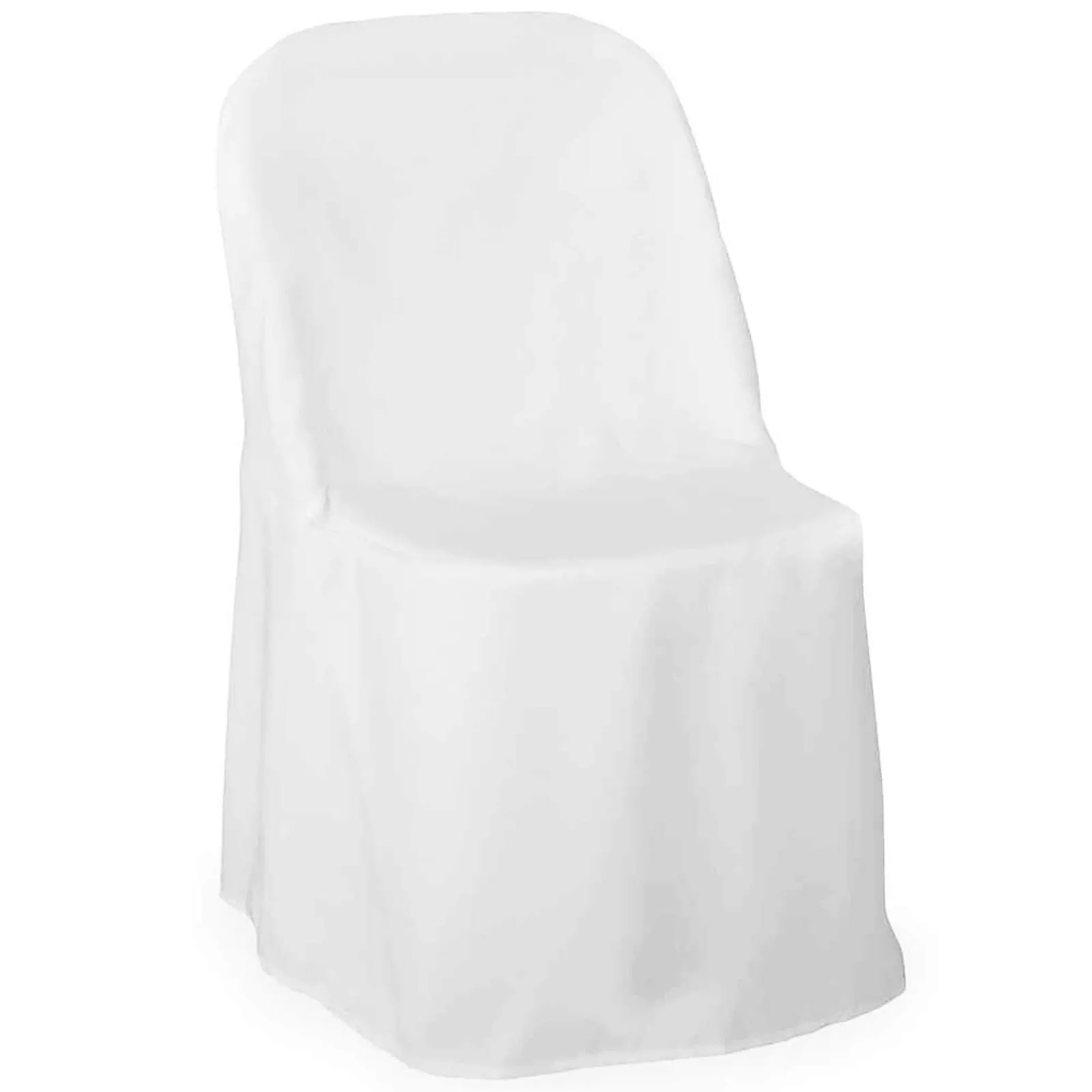 Cloth Folding Chair Cover White