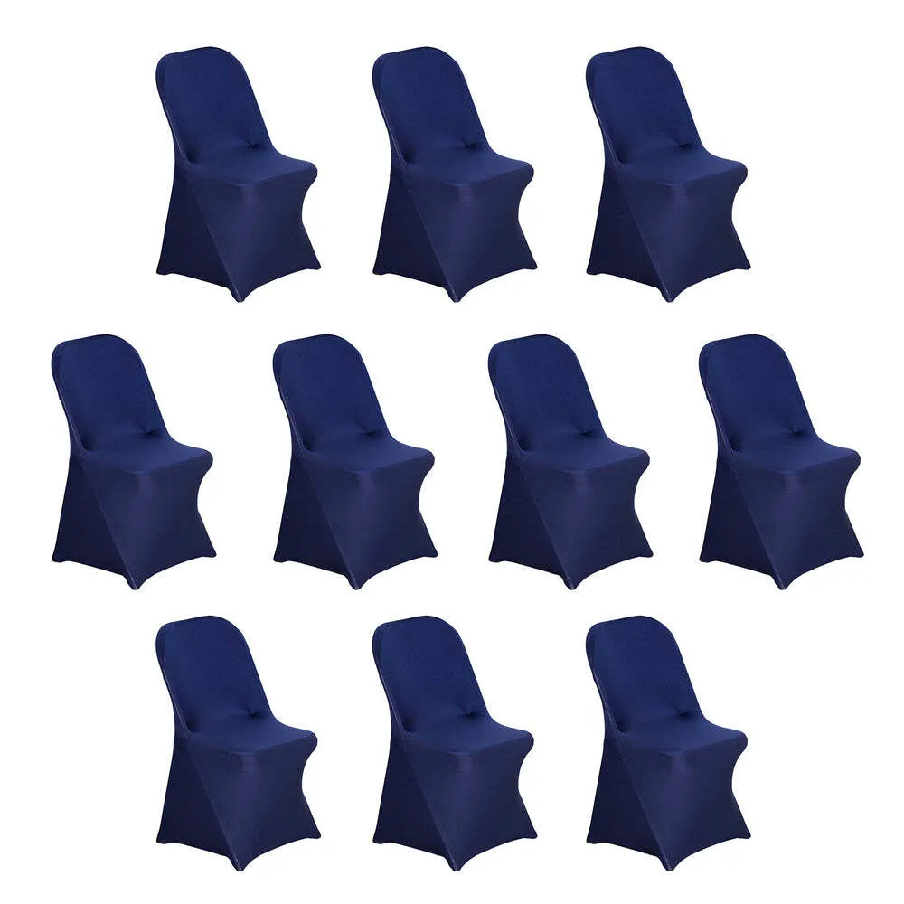 Folding Chair Cover Blue Spandex