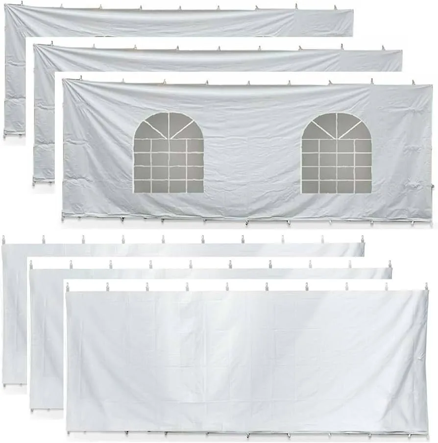 Pole Tent Side Walls (Windows Only) Set of 8