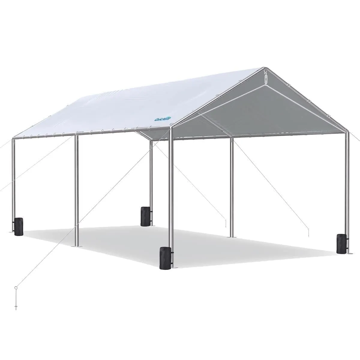 10x20 White Canopy Tent Only (No side walls)