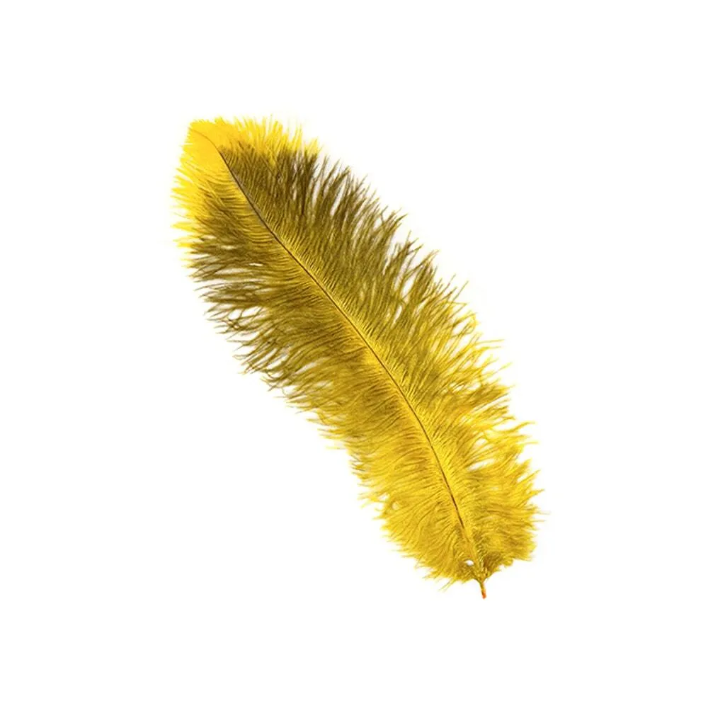 Gold Ostrich Feathers (50)