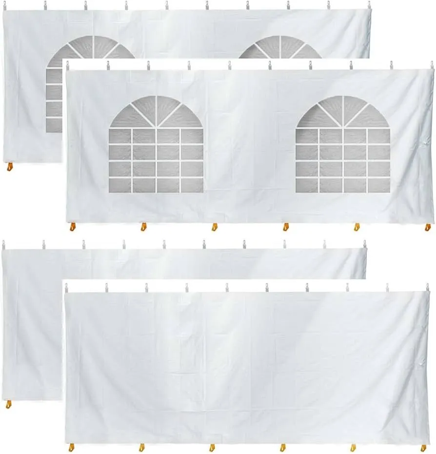 Pole Tent Side Walls (Solid and Windows) Set of 8