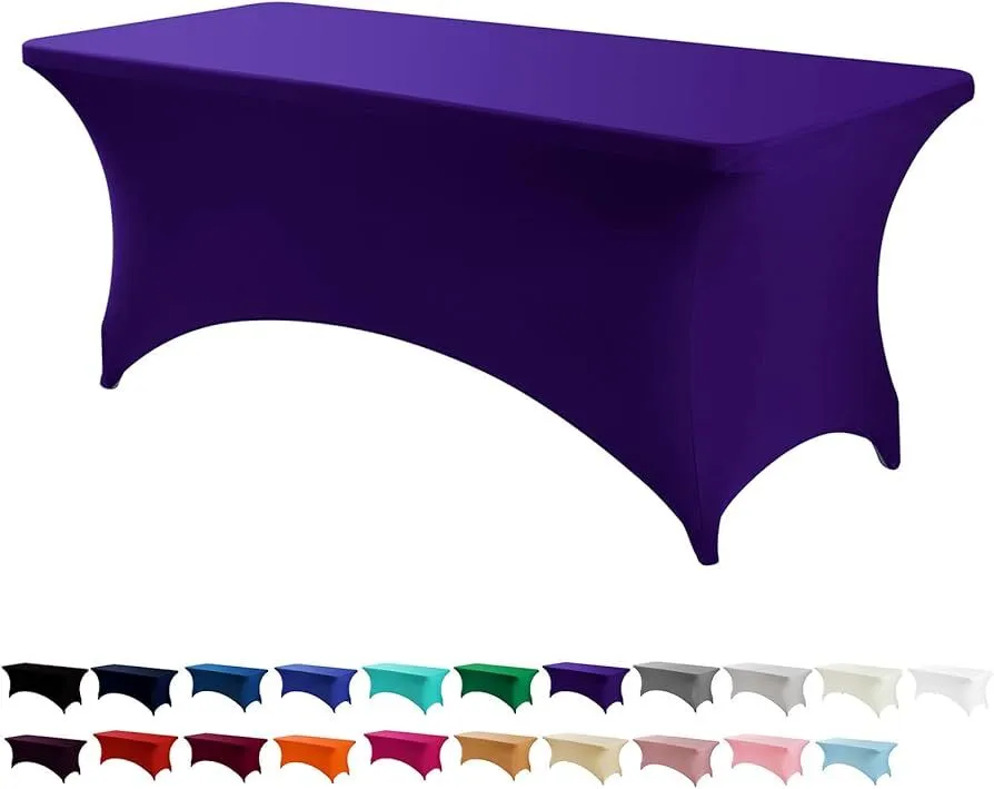 Rectangle Tablecover Purple Spandex