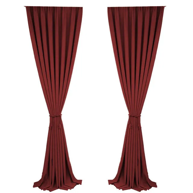 Burgundy Drapes
