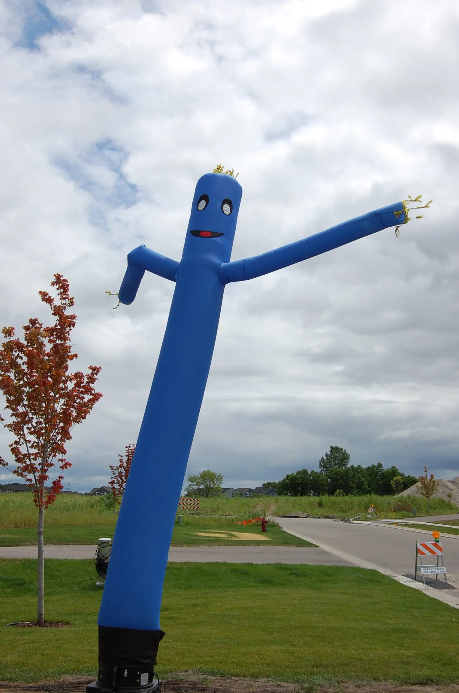 Sky Dancer Blue One Legged