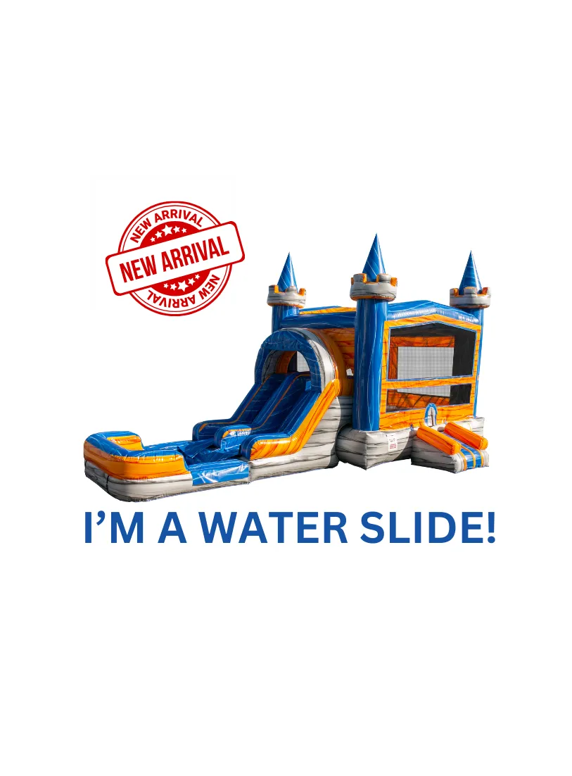 Orange Crush Water Slide Combo
