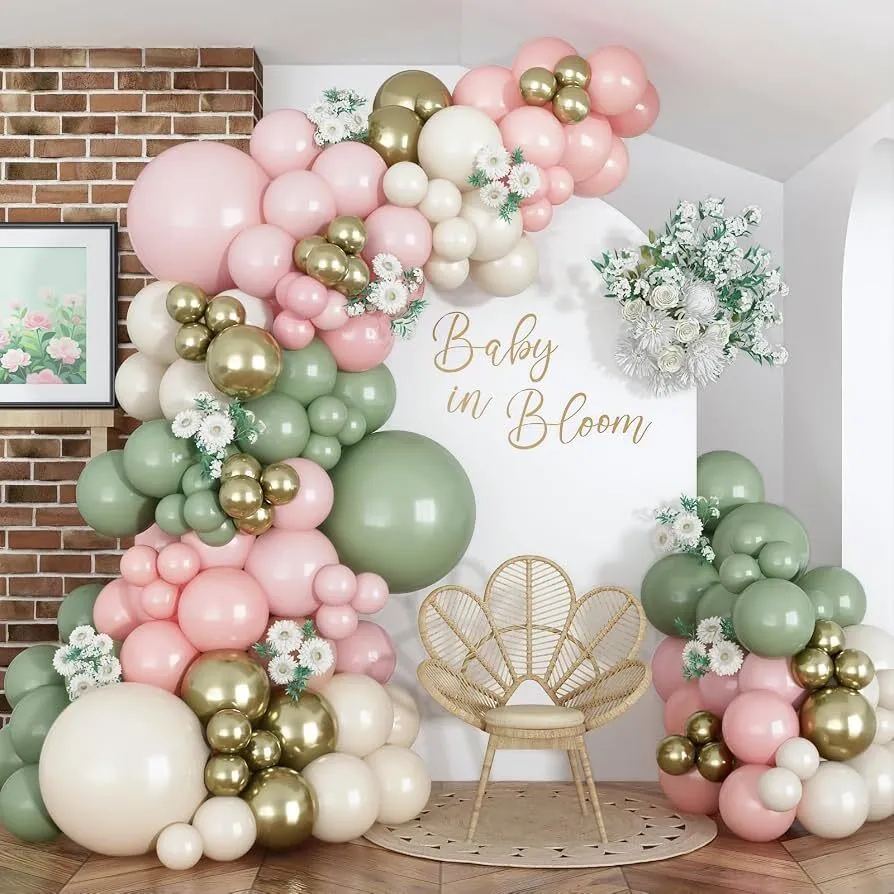 Floral Balloon Garland 1 ft