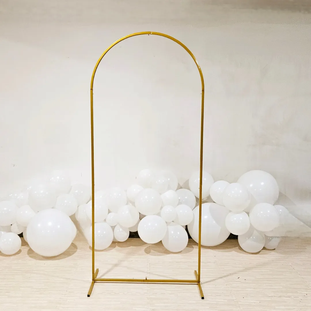 Gold Backdrop Arch 6ft