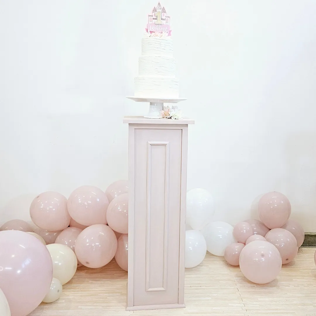 Pastel Pink Cake Pedestal