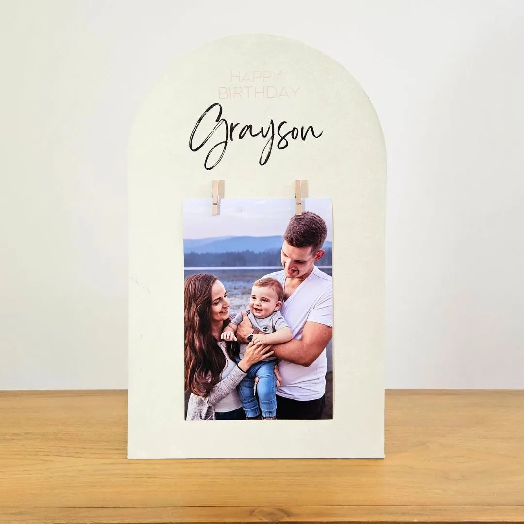 Tabletop "Happy Birthday" Board