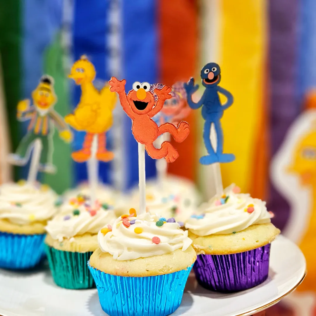 Custom Cupcake Toppers Set of 10